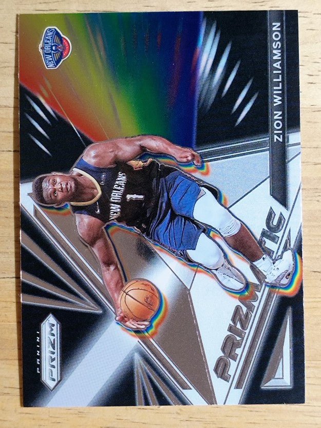 2021-22 Panini Prizm Prizmatic #5 Zion Williamson