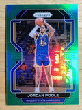 2021-22 Panini Prizm Prizms Green #222 Jordan Poole