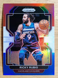 2021-22 Panini Prizm Prizms Red White and Blue #96 Ricky Rubio
