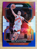 2021-22 Panini Prizm Prizms Red White and Blue #111 Malachi Flynn
