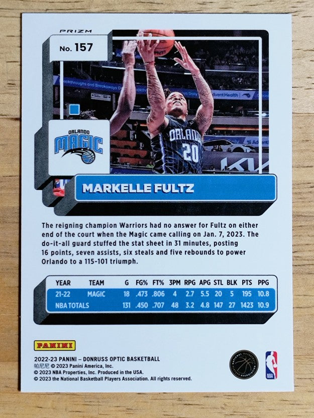 2022-23 Donruss Optic Hyper Pink #157 Markelle Fultz