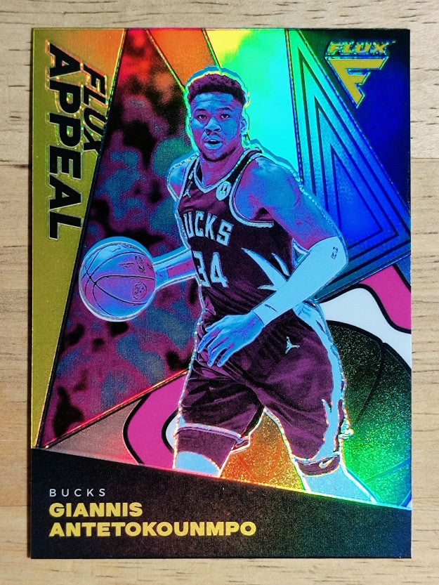 2022-23 Panini Flux Flux Appeal Silver #18 Giannis Antetokounmpo