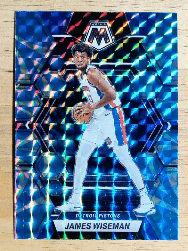 2022-23 Panini Mosaic Mosaic Reactive Blue #79 James Wiseman