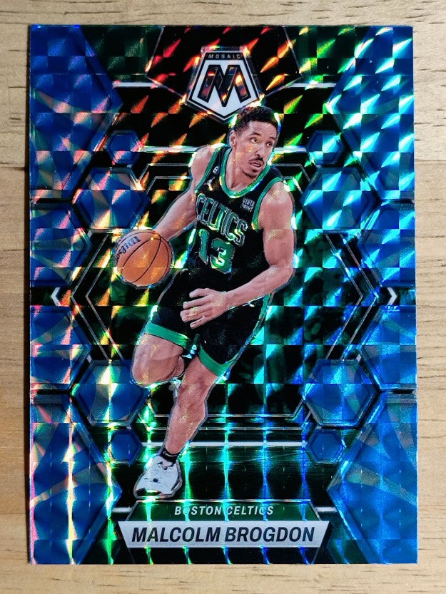 2022-23 Panini Mosaic Mosaic Reactive Blue #196 Malcolm Brogdon
