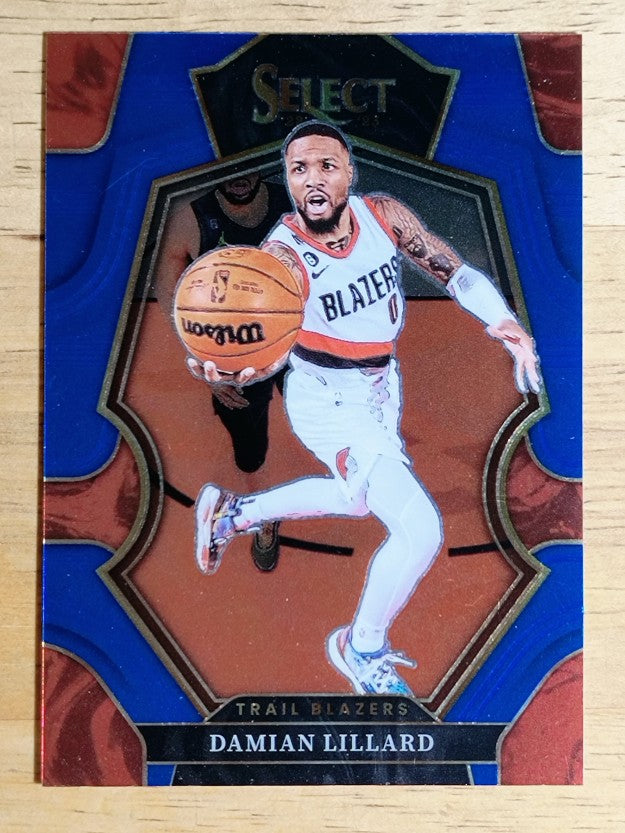 2022-23 Select Blue #107 Damian Lillard