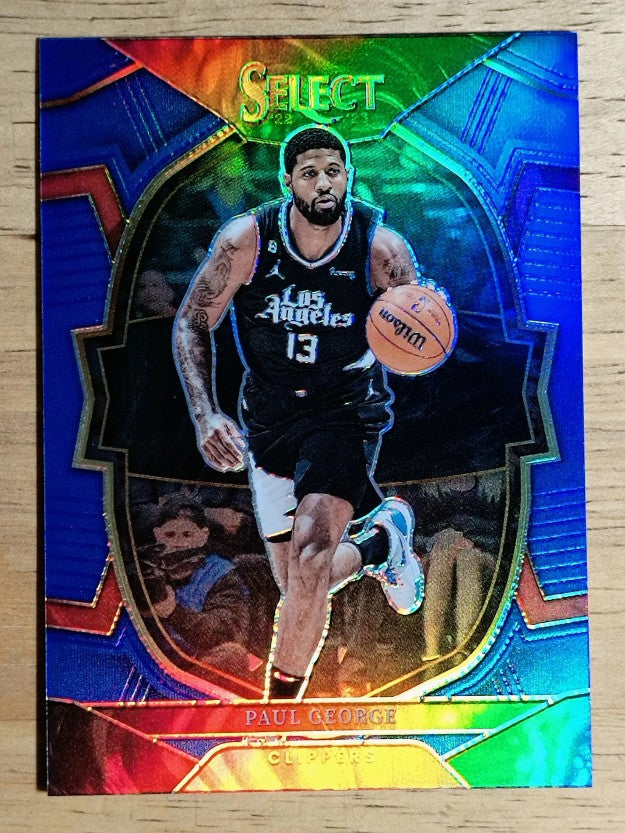 2022-23 Select Prizms Blue #16 Paul George
