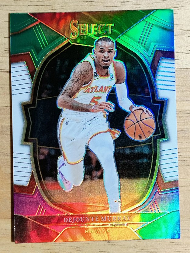 2022-23 Select Prizms Green White Purple #2 Dejounte Murray