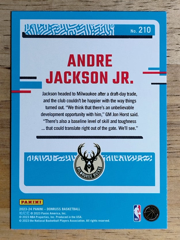 2023-24 Donruss #210 Andre Jackson Jr. RC