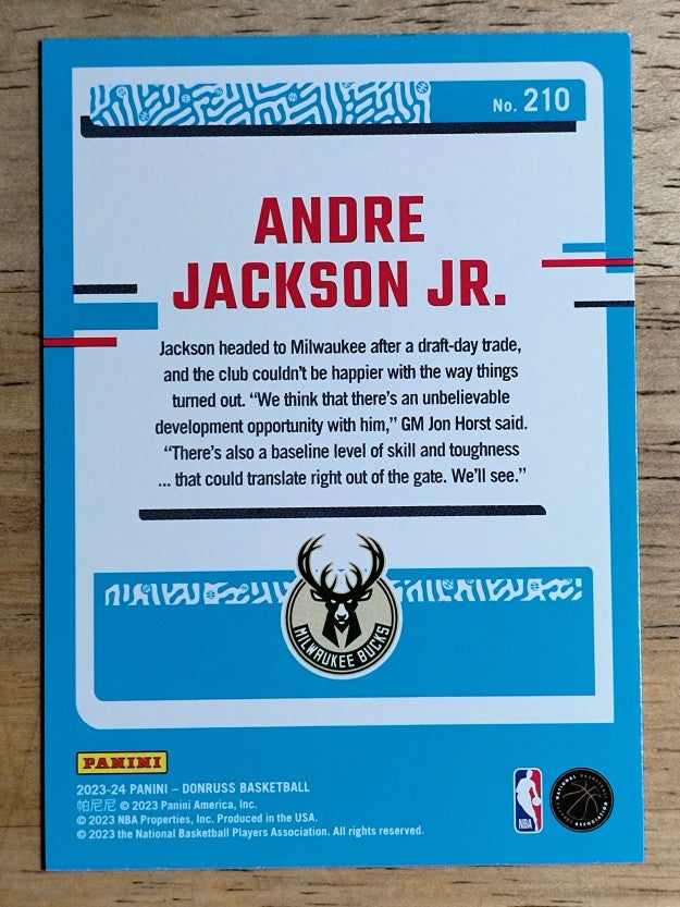 2023-24 Donruss #210 Andre Jackson Jr. RC