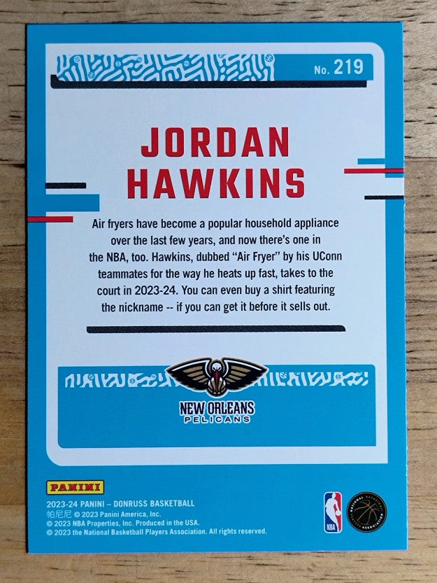 2023-24 Donruss #219 Jordan Hawkins RC