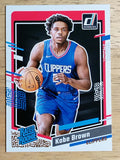 2023-24 Donruss #239 Kobe Brown RC