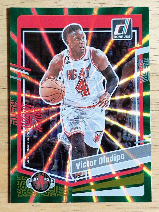 2023-24 Donruss Holo Green Laser #173 Victor Oladipo
