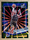 2023-24 Donruss Holo Green Laser #185 Klay Thompson