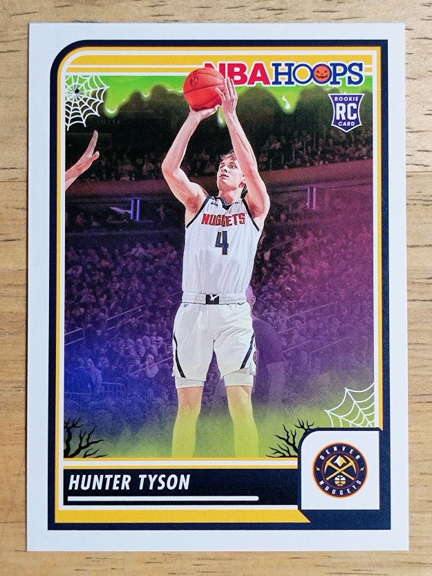 2023-24 Hoops Haunted Hoops #29 Hunter Tyson RC