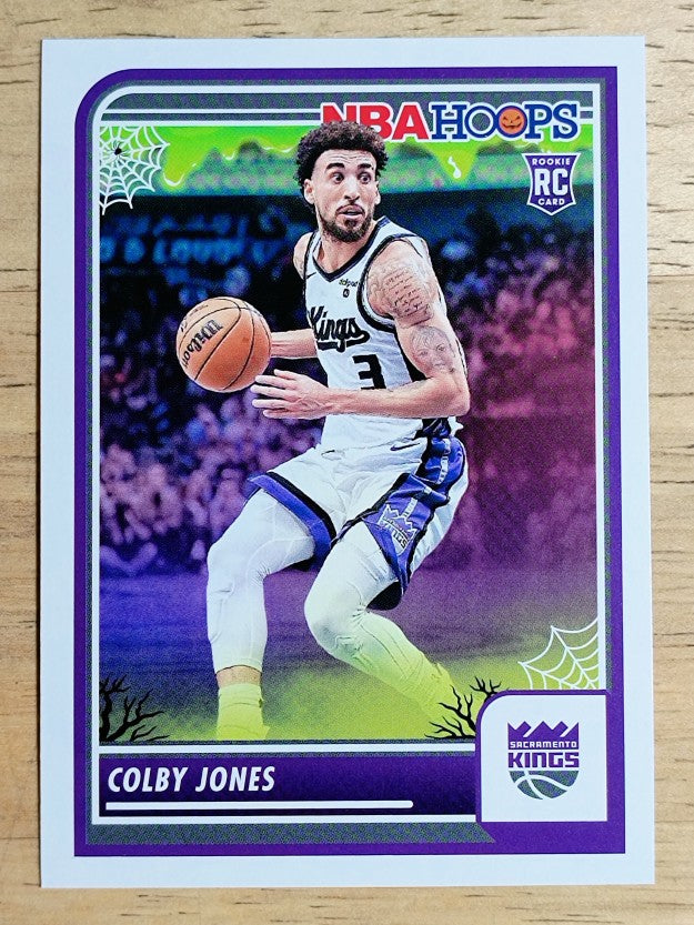 2023-24 Hoops Haunted Hoops #49 Colby Jones RC