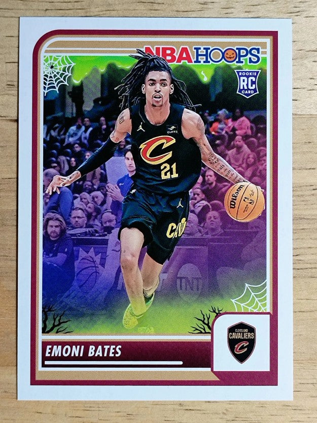 2023-24 Hoops Haunted Hoops #74 Emoni Bates RC