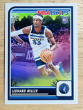 2023-24 Hoops Haunted Hoops #80 Leonard Miller RC