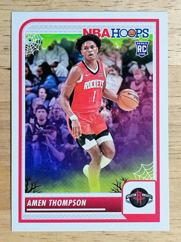 2023-24 Hoops Haunted Hoops #86 Amen Thompson RC