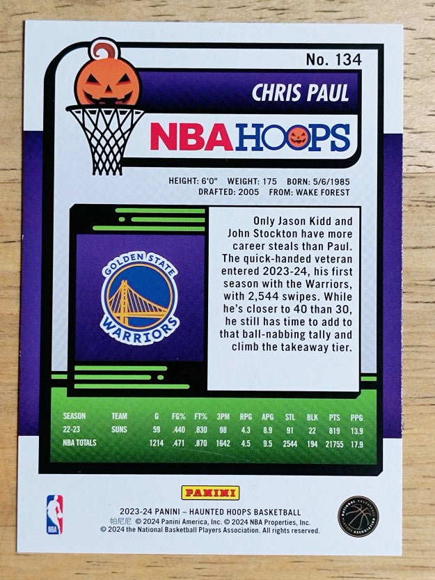2023-24 Hoops Haunted Hoops #134 Chris Paul