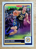 2023-24 Hoops Haunted Hoops #139 Isaiah Wong RC