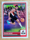 2023-24 Hoops Haunted Hoops #155 Rayan Rupert RC