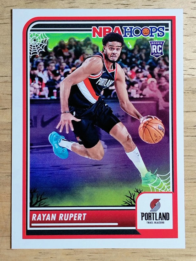 2023-24 Hoops Haunted Hoops #155 Rayan Rupert RC
