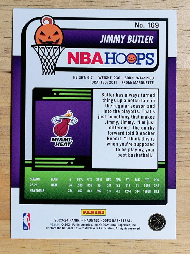 2023-24 Hoops Haunted Hoops #169 Jimmy Butler