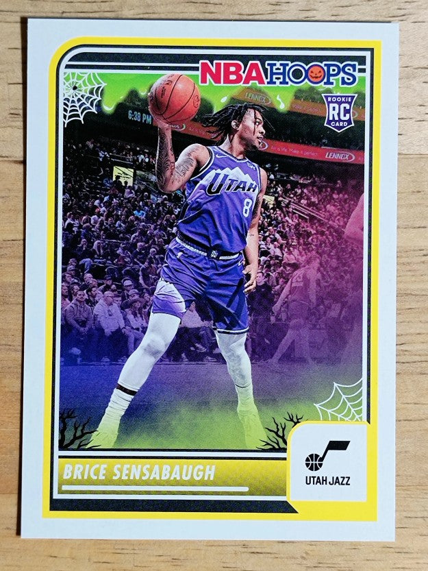 2023-24 Hoops Haunted Hoops #225 Brice Sensabaugh RC