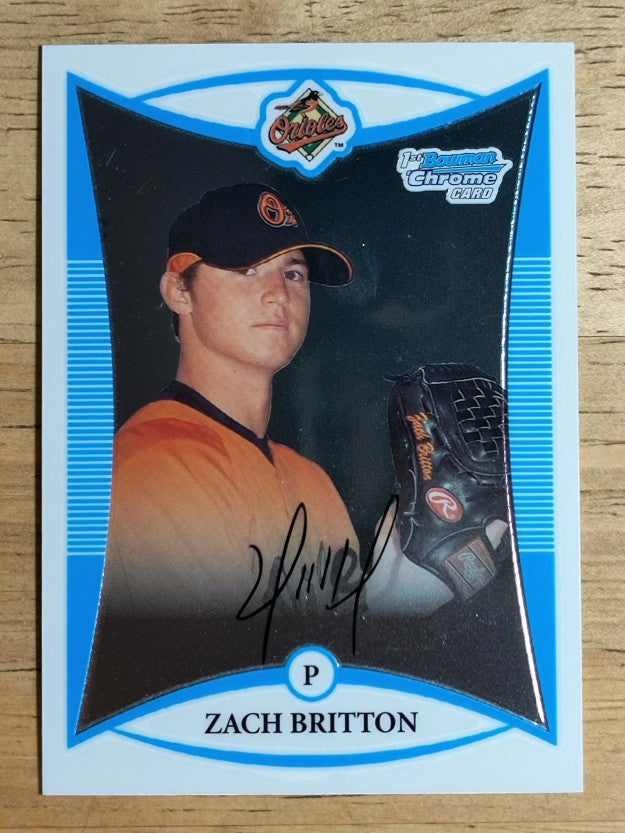 2008 Bowman Chrome Prospects #BCP168 Zach Britton