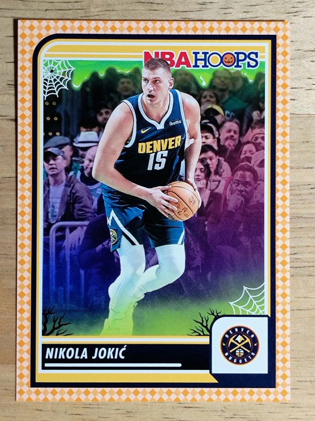 2023-24 Hoops Haunted Hoops Orange #1 Nikola Jokic