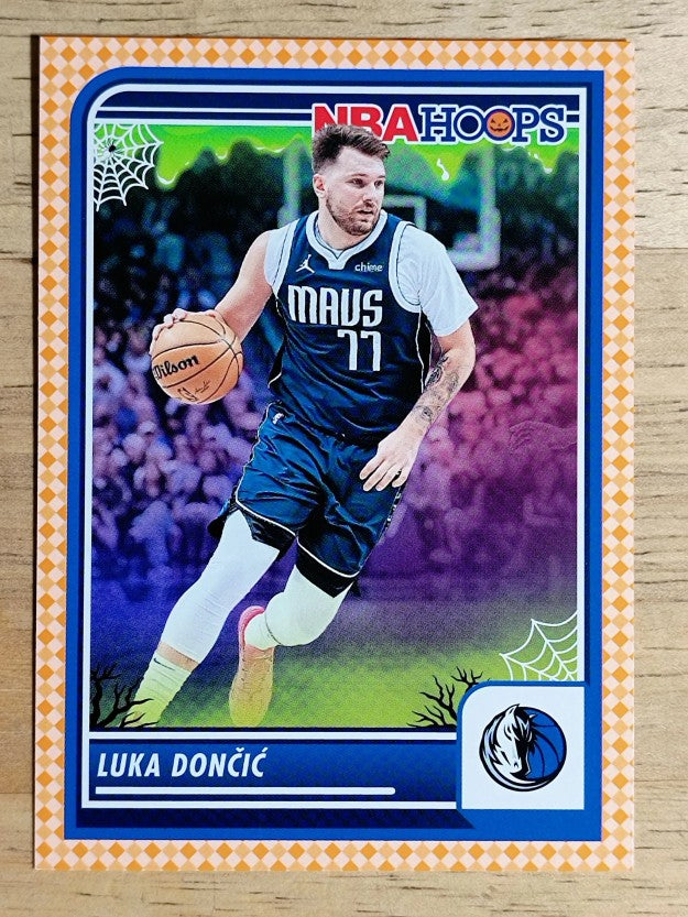 2023-24 Hoops Haunted Hoops Orange #9 Luka Doncic