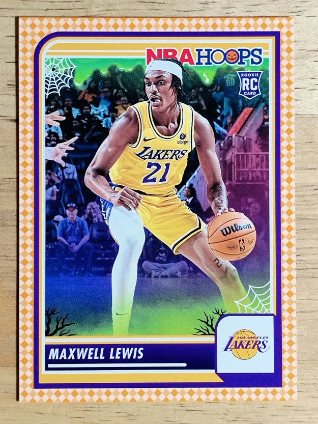 2023-24 Hoops Haunted Hoops Orange #56 Maxwell Lewis
