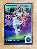 2023-24 Hoops Haunted Hoops Orange #87 Anthony Edwards