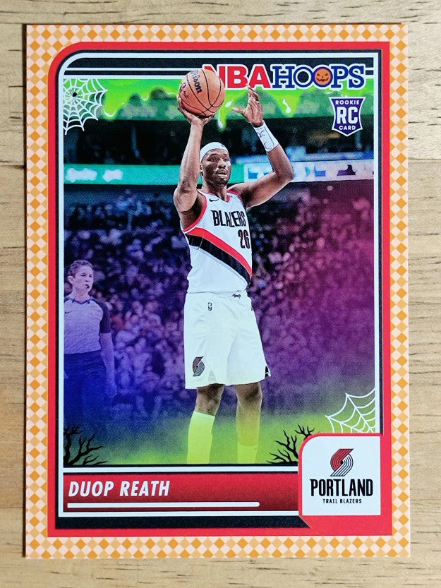 2023-24 Hoops Haunted Hoops Orange #111 Duop Reath