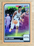 2023-24 Hoops Haunted Hoops Orange #143 Sidy Cissoko