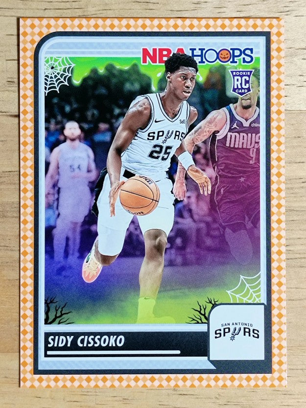 2023-24 Hoops Haunted Hoops Orange #143 Sidy Cissoko
