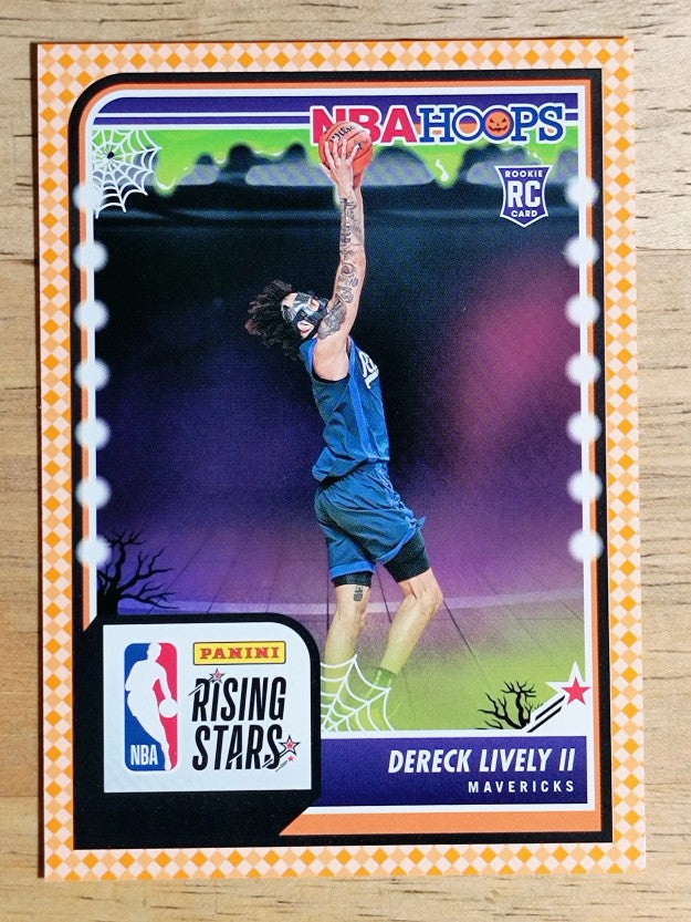 2023-24 Hoops Haunted Hoops Orange #291 Dereck Lively II RS