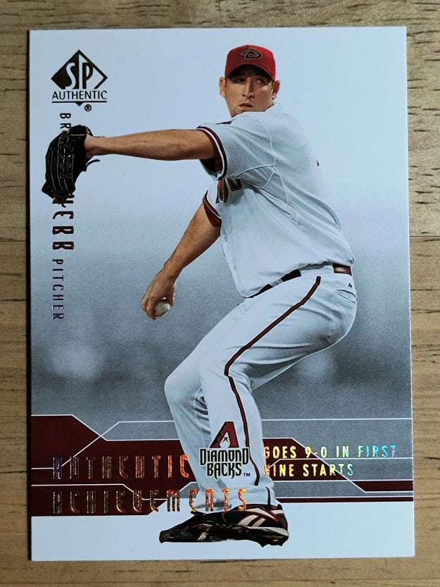2008 SP Authentic Authentic Achievements #AA10 Brandon Webb