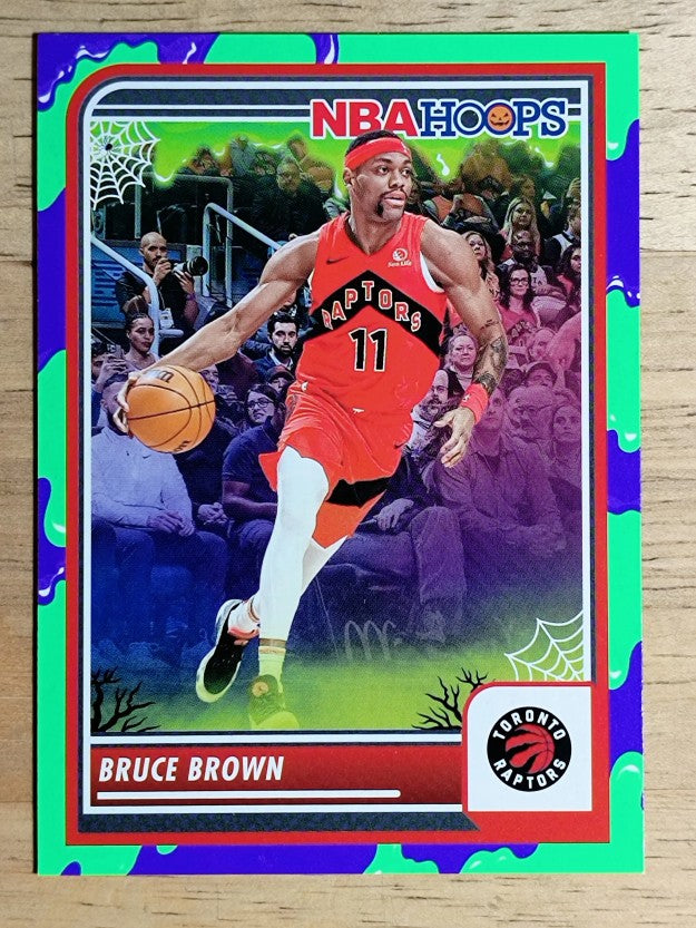 2023-24 Hoops Haunted Hoops Slime #202 Bruce Brown