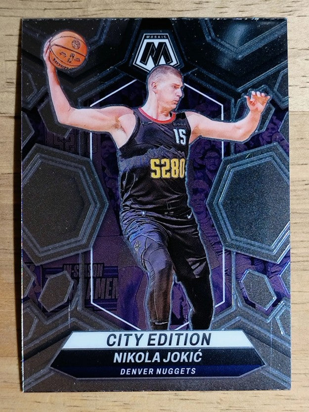 2023-24 Panini Mosaic #287 Nikola Jokic/City Edition