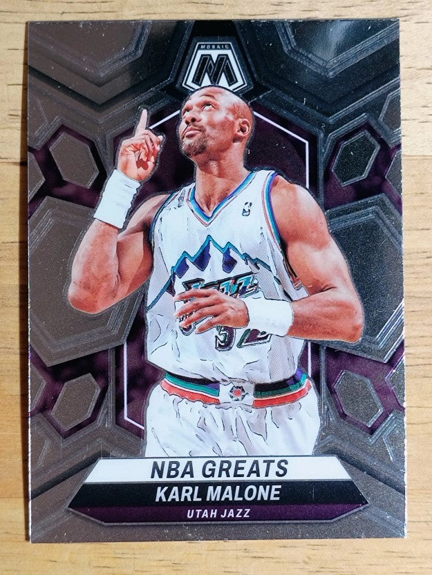 2023-24 Panini Mosaic #297 Karl Malone/NBA Greats