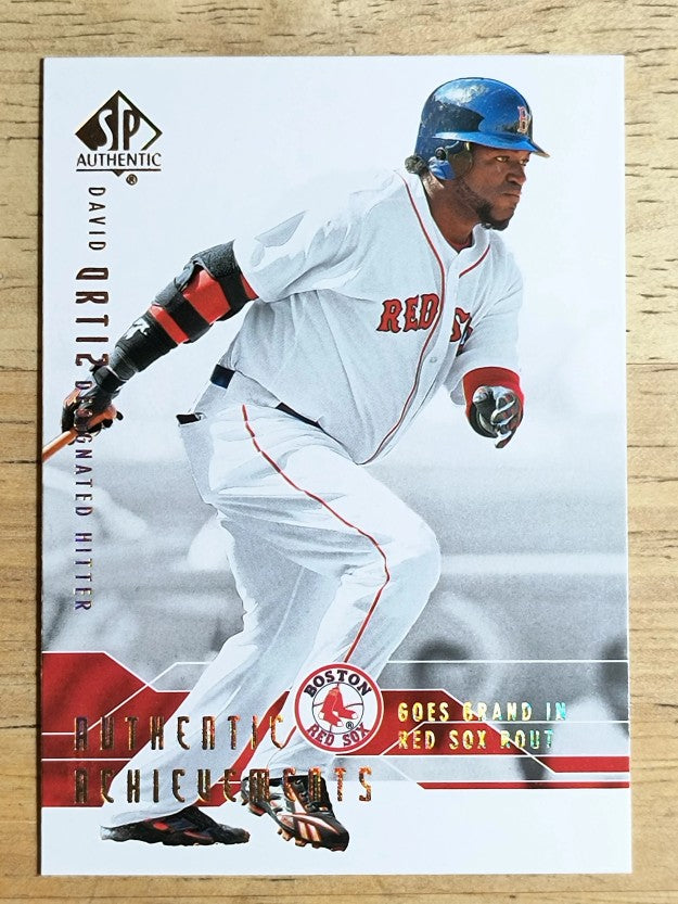 2008 SP Authentic Authentic Achievements #AA20 David Ortiz