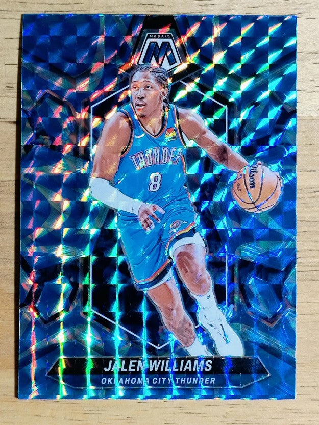 2023-24 Panini Mosaic Mosaic Reactive Blue #41 Jalen Williams