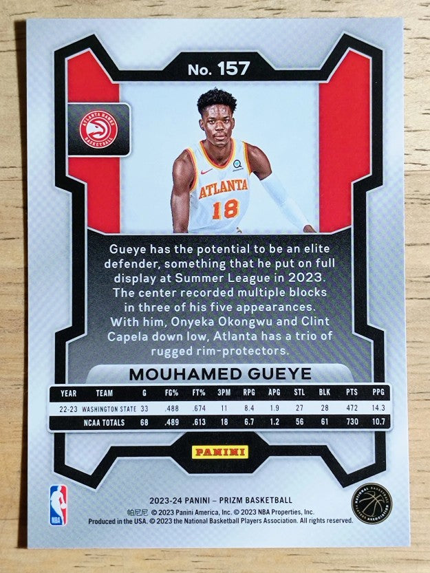 2023-24 Panini Prizm #157 Mouhamed Gueye RC