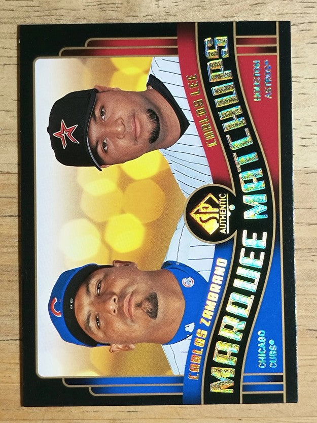 2008 SP Authentic Marquee Matchups #MM13 Carlos Zambrano/Carlos Lee
