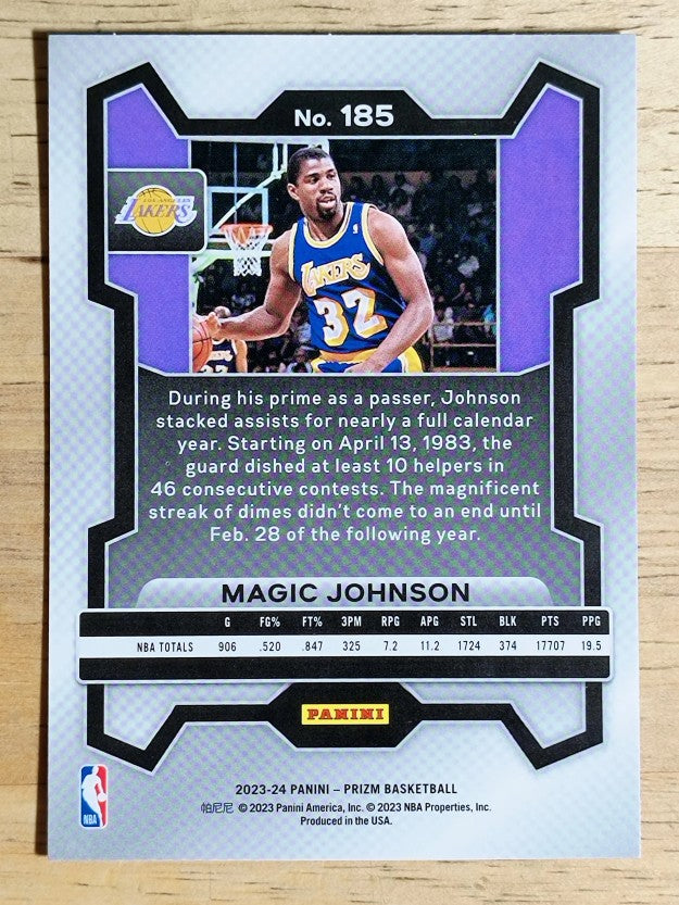 2023-24 Panini Prizm #185 Magic Johnson