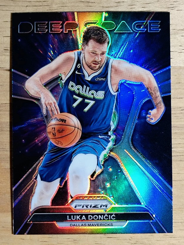 2023-24 Panini Prizm Deep Space Prizms Silver #6 Luka Doncic