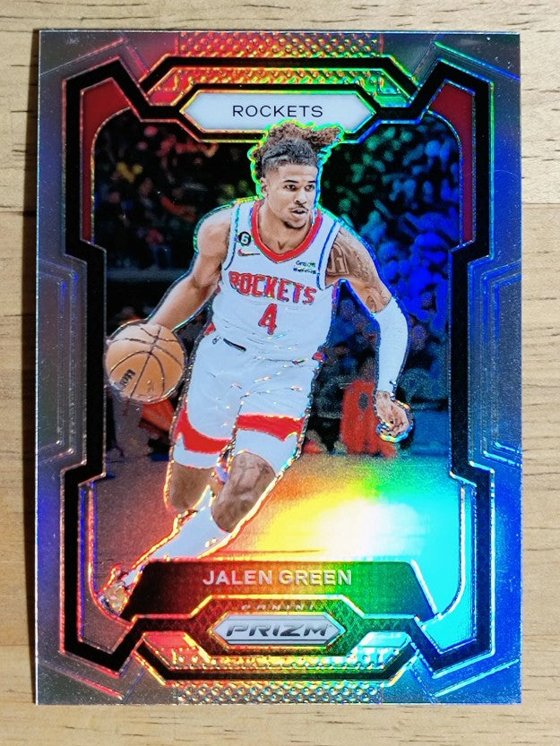 2023-24 Panini Prizm Prizms Silver #29 Jalen Green