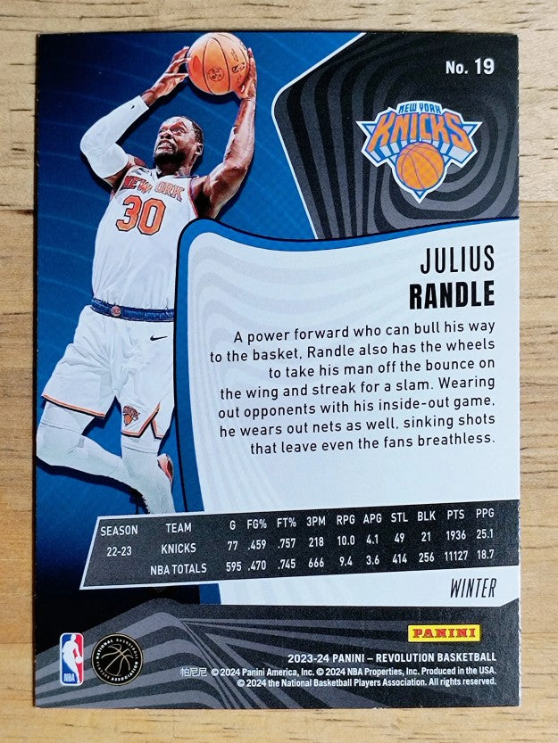 2023-24 Panini Revolution Winter #19 Julius Randle