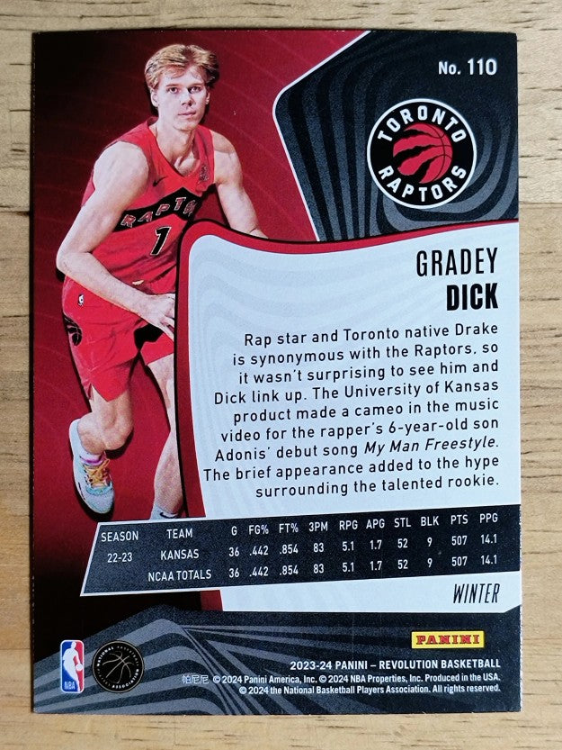 2023-24 Panini Revolution Winter #110 Gradey Dick